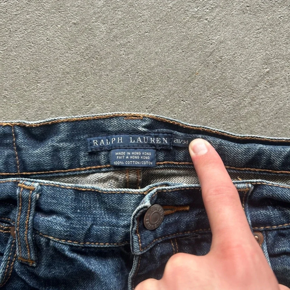 Vintage Ralph Lauren Bootcut Jeans Women's 28x34 Blue Medium Wash Denim Flare